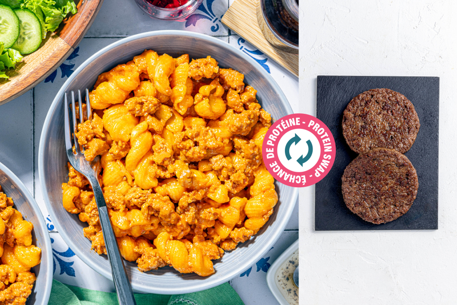Protein Swap | Sober Conchiglie Alla Vodka with Impossible™ Beef