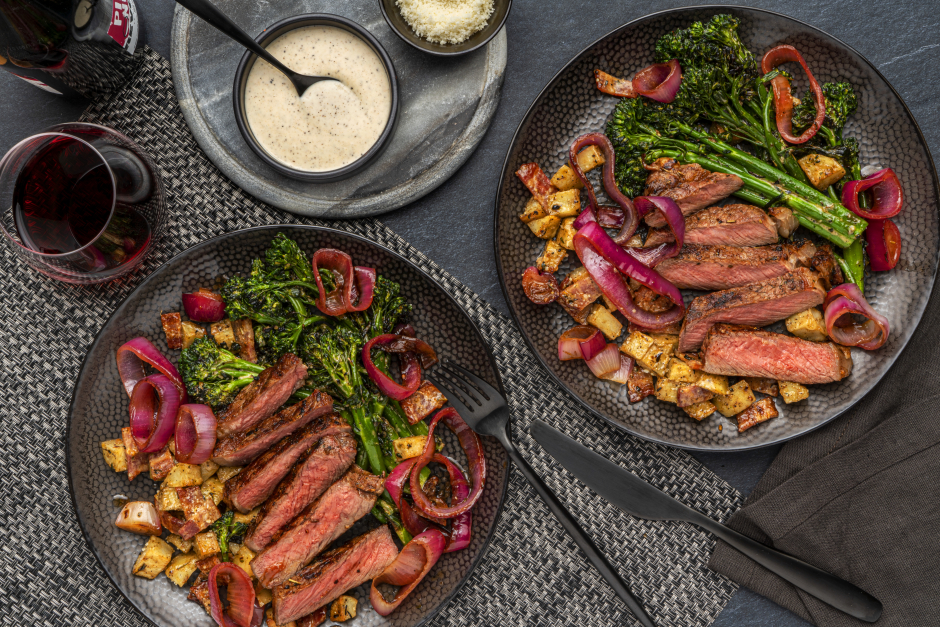 Grilled Grass-Fed Striploin Steak