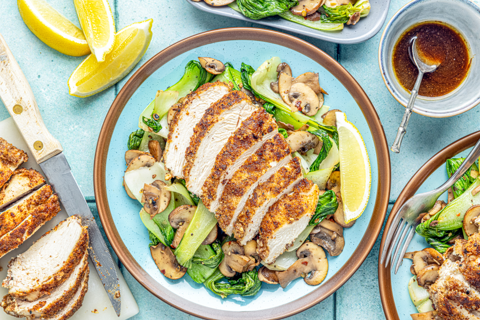 Spicy Chicken ‘Katsu’ with Brown Butter Soy Sauce