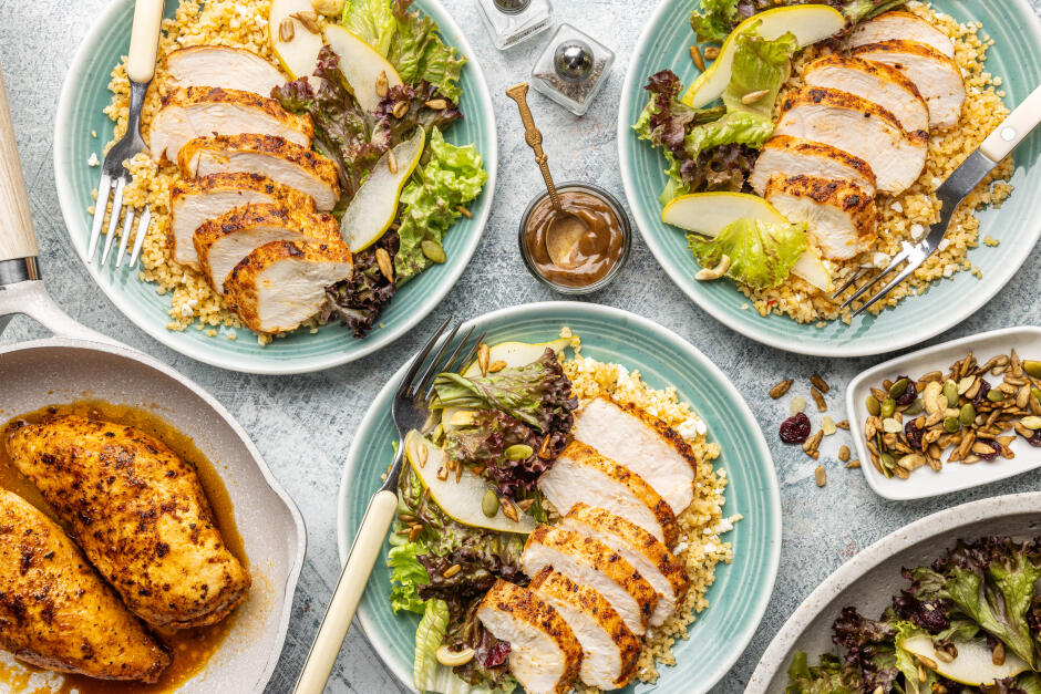 Poitrines de poulet juteuses aux épices