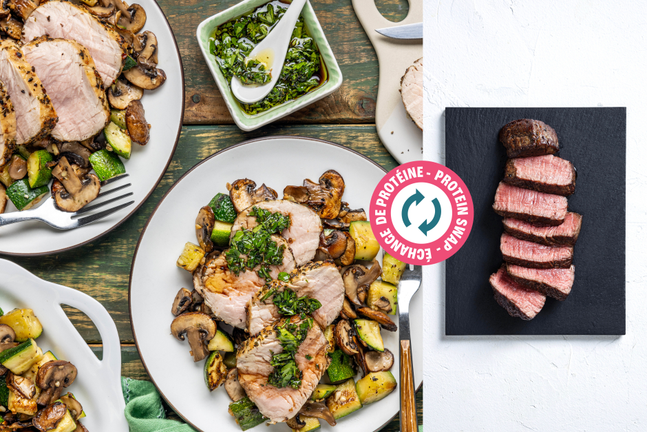 Protein Swap | Keto: Herbed Steaks
