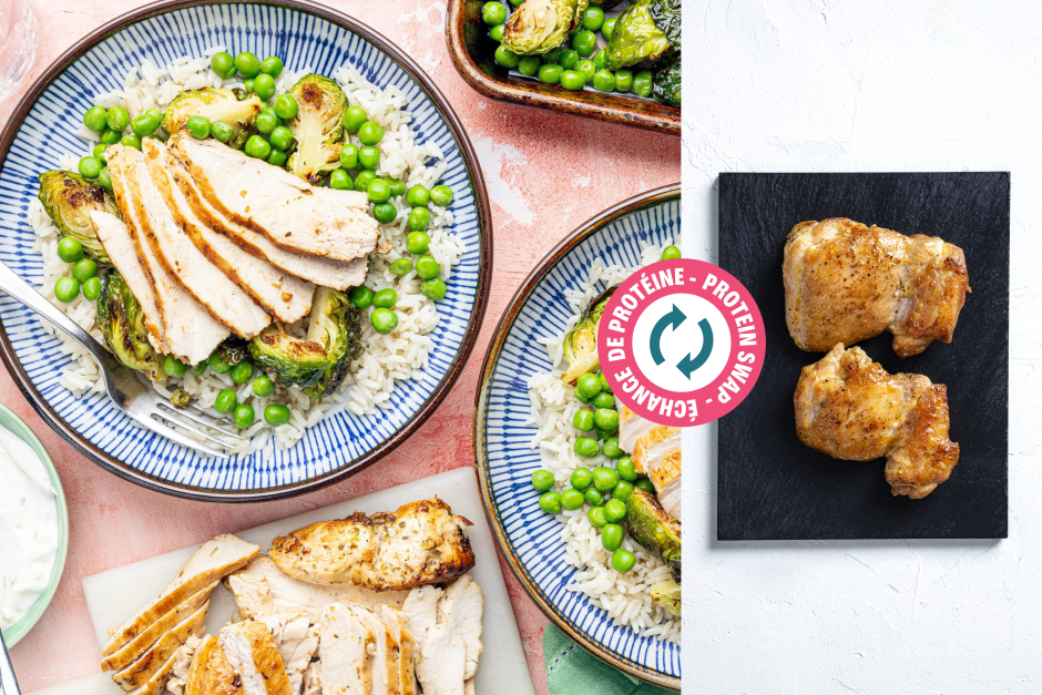 Protein Swap | Lemon, Garlic & Oregano Chicken