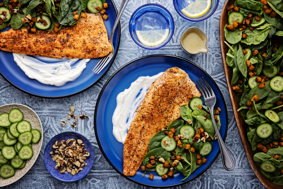 Quick Pan-Seared Trout