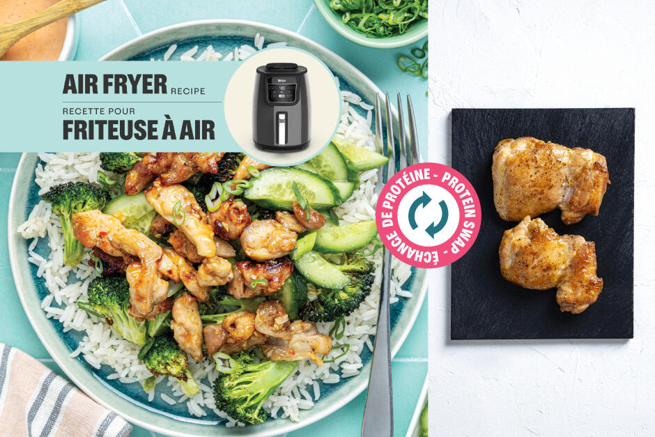 Protein Swap | Orange Chicken with Yum Yum Sauce