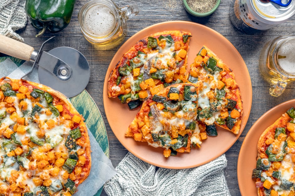 Veggie-Loaded Flatbreads