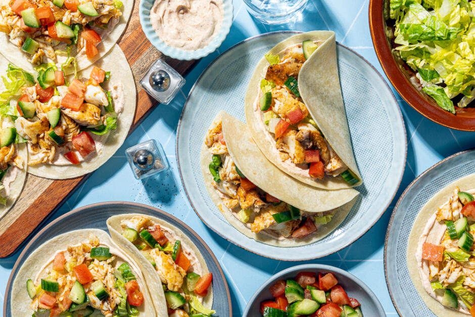 Tacos au poisson style de plage