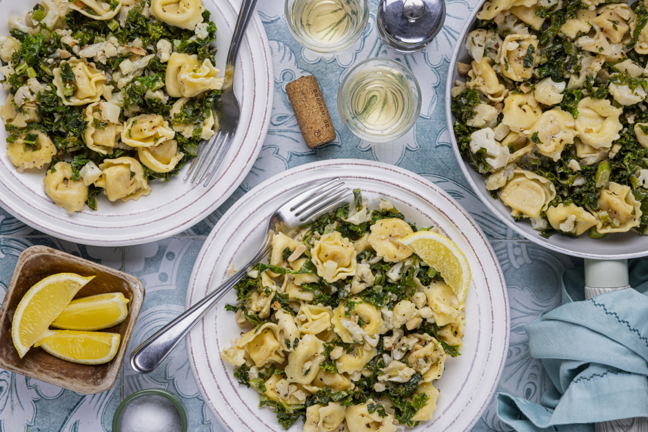 Quick Creamy Lemon Tortellini