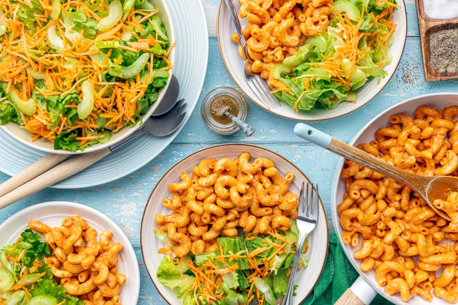 Quick Cavatappi with Hidden Protein Rosée Sauce