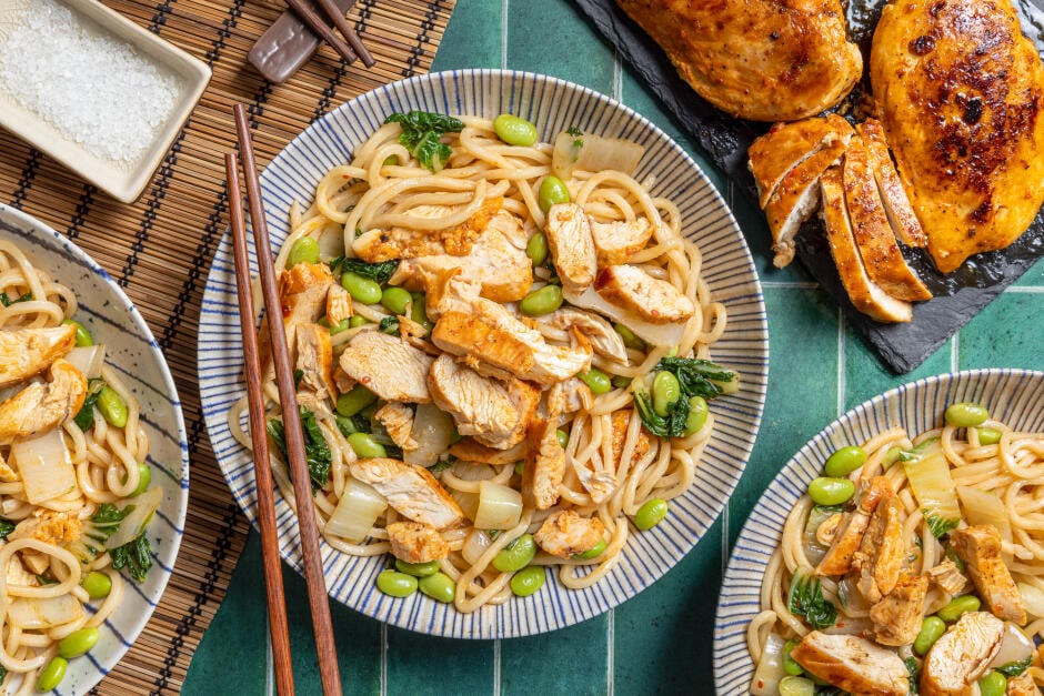 Orange Chicken Shanghai Noodles