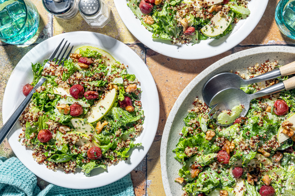 Bols de quinoa façon salade Waldorf