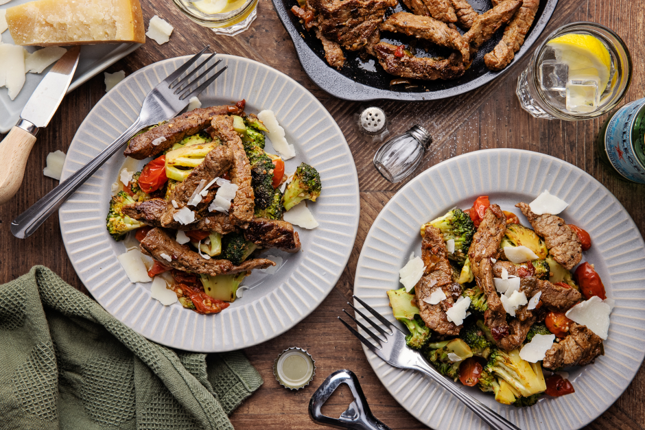 Keto: Fast Italian-Style Beef Strips