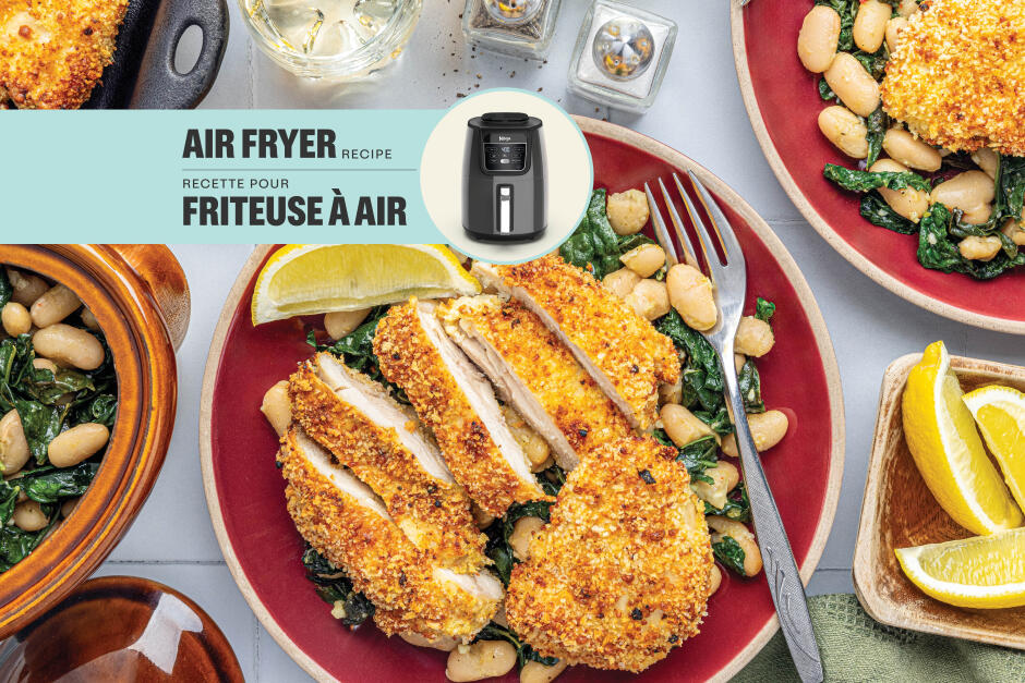 Échange de protéine | Poulet à la milanaise avec grana padano