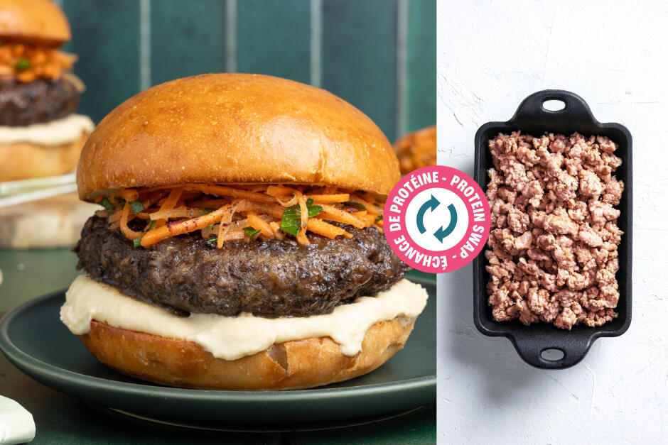 Protein Swap | Ras el Hanout Pork Burgers