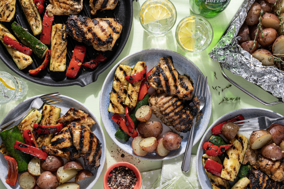 BBQ Honey-Dijon Chicken Thighs