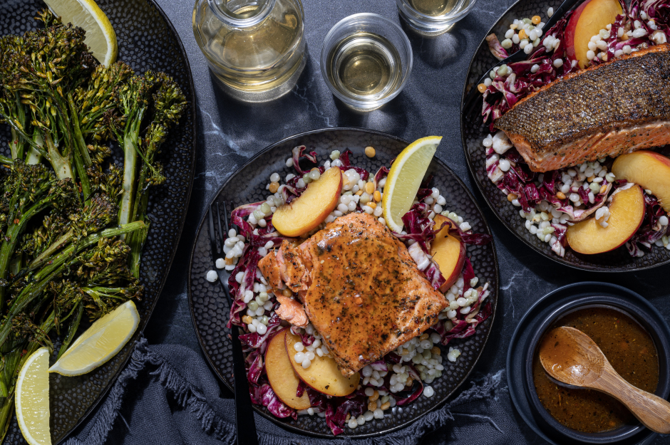 L’Artisan: Steelhead Trout with Honey-Lemon Sauce