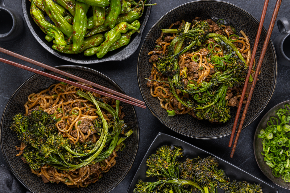 L’Artisan: Ground Bison & Black Garlic Miso Noodles