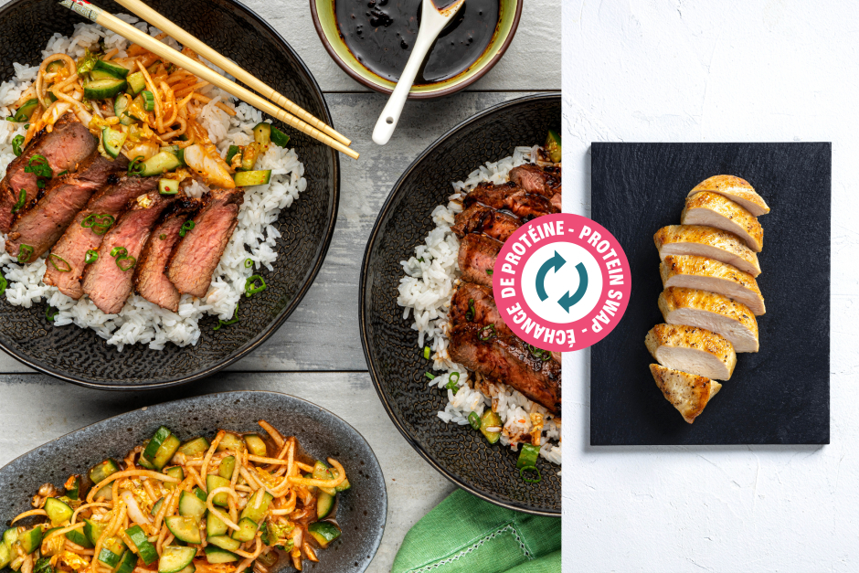 Protein Swap | Korean-Style Chicken Bulgogi Bowls
