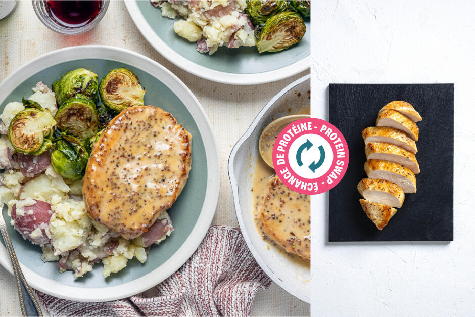 Protein Swap | Maple-Mustard Chicken Breasts