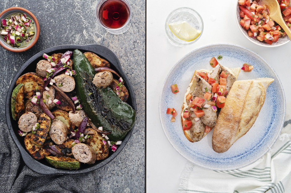 Dinner + Lunch Combo: Grilled Pork Sausages