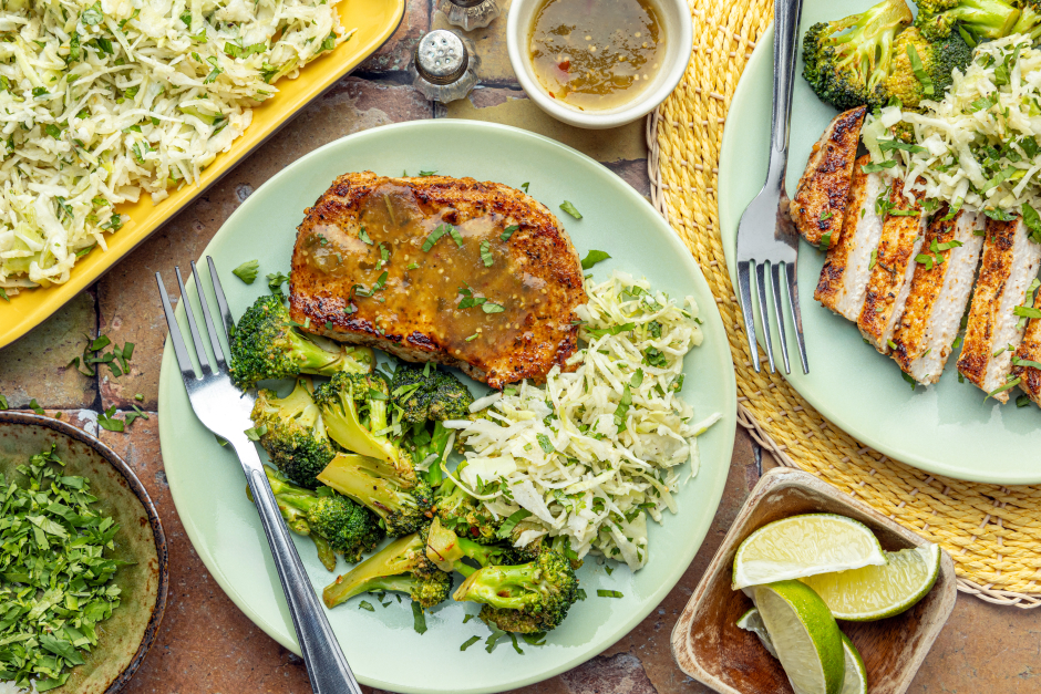 Carb-Wise: Speedy, Spicy Mexican-Inspired Pork Chops