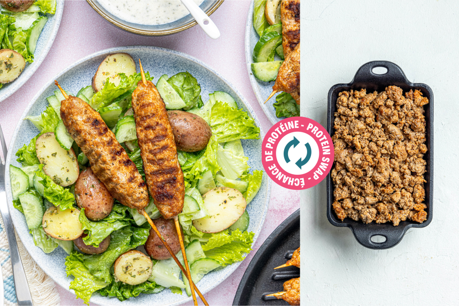 Protein Swap | Grilled Chorizo Skewers