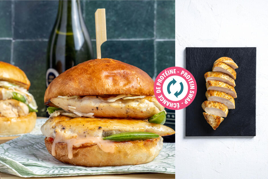 Protein Swap | Chicken Breast Burgers