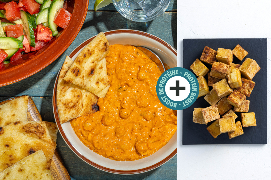 Protein Boost | Buttery Chickpea Makhani with Tofu