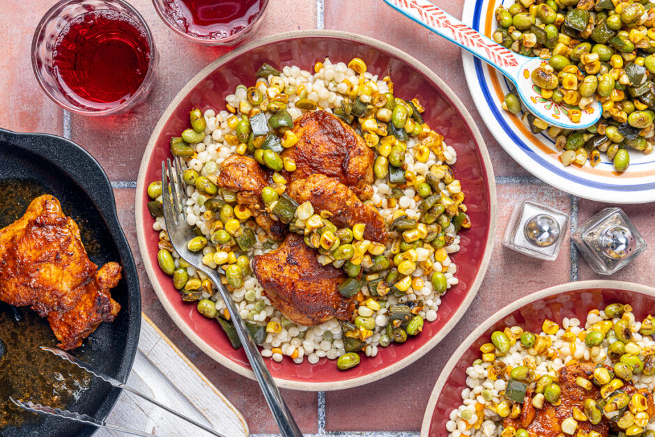 Pan-Cooked Texas BBQ Chicken