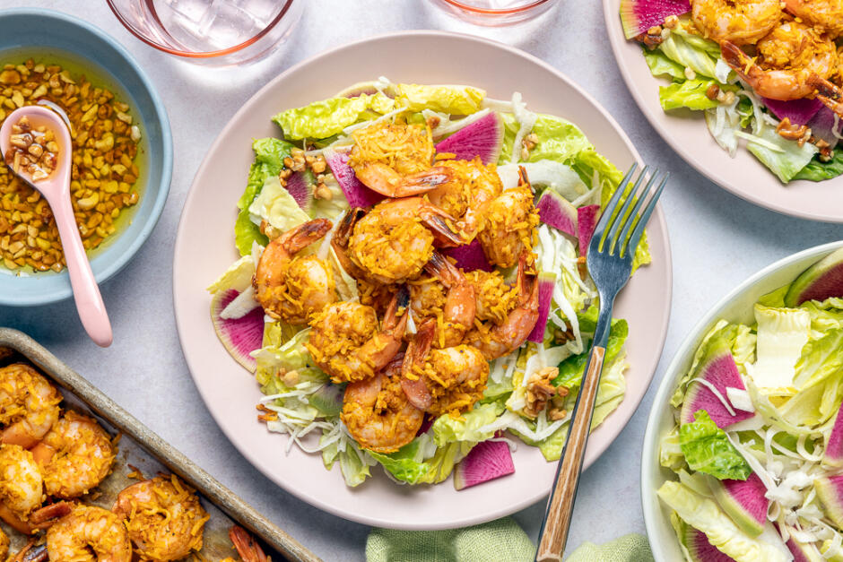 Coconut Shrimp Salad
