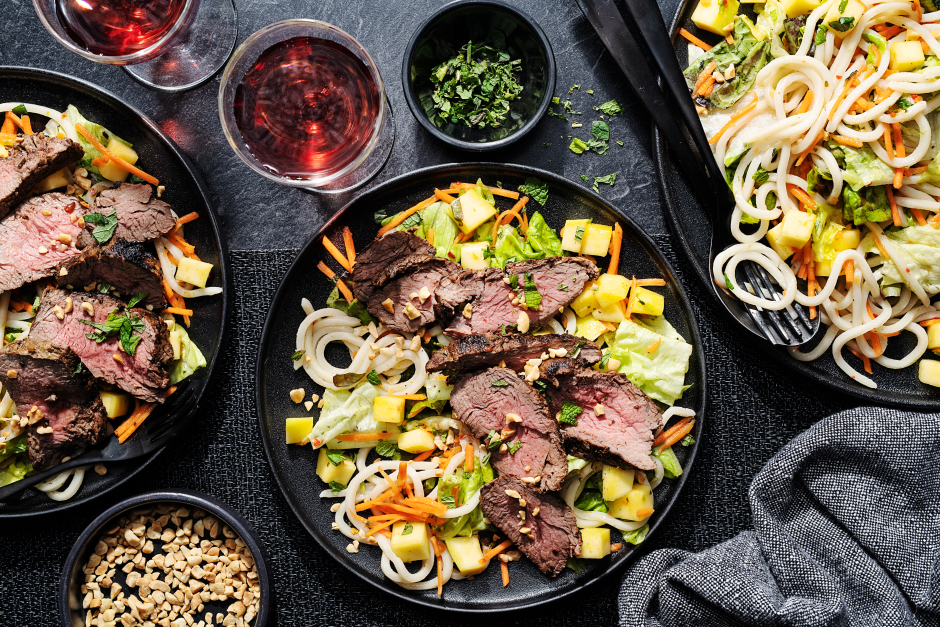 Grilled Thai-Style Strip Loin Steak for Two