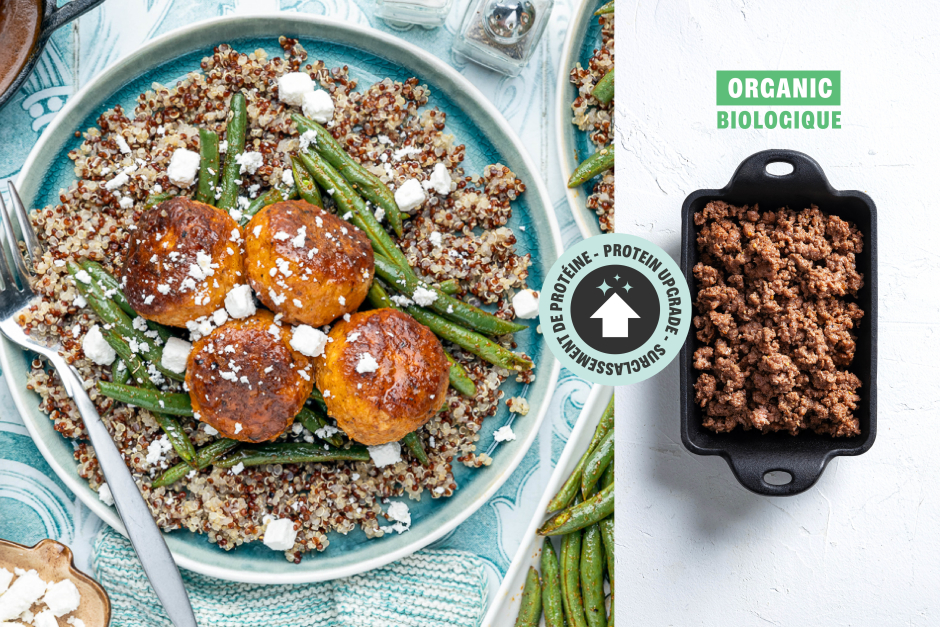 Protein Upgrade | Spicy Buffalo ORGANIC Ground Beef Meatballs