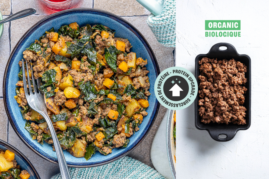 Protein Upgrade | Homestyle Veggie-Loaded ORGANIC Beef Hash