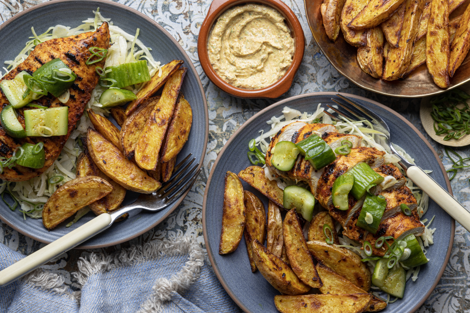 BBQ Tandoori Chicken Breasts