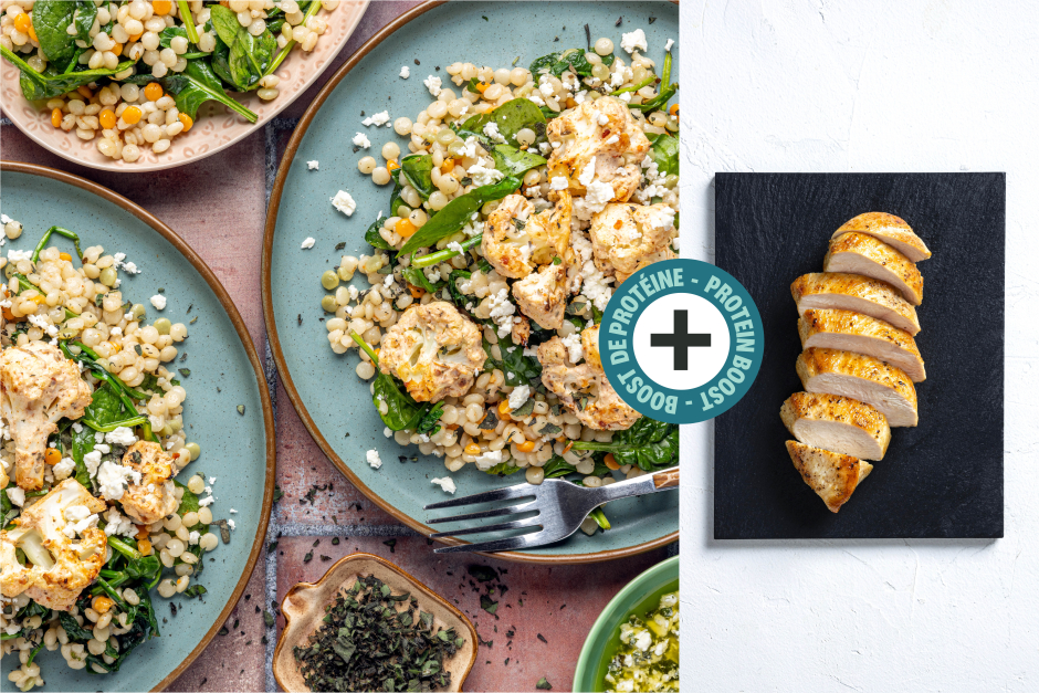 Protein Boost | Seared Chicken Breast & Yogurt-Roasted Cauliflower