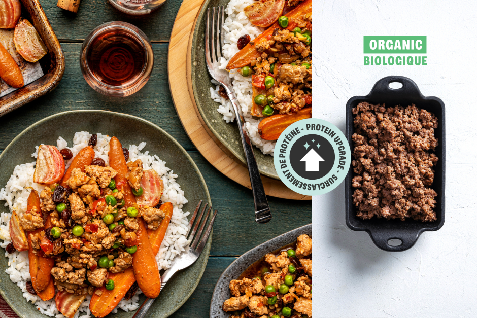 Protein Upgrade | Filipino-Style ORGANIC Beef Picadillo with Roasted Chioggia Beets