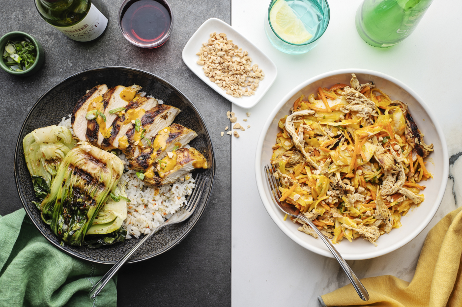Dinner + Lunch Combo: BBQ Coconut Curry Chicken