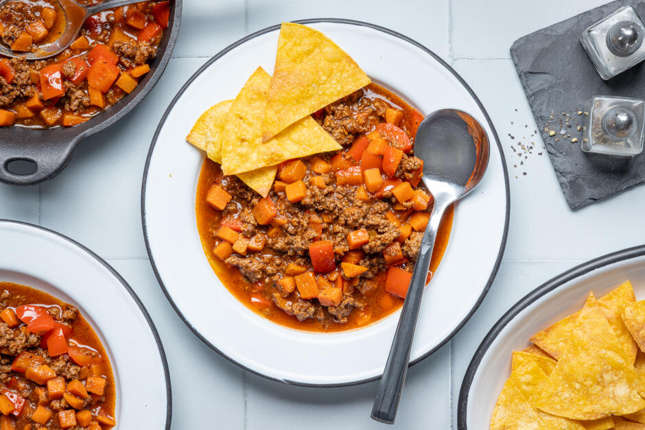 Mijoté de bœuf haché style chilien