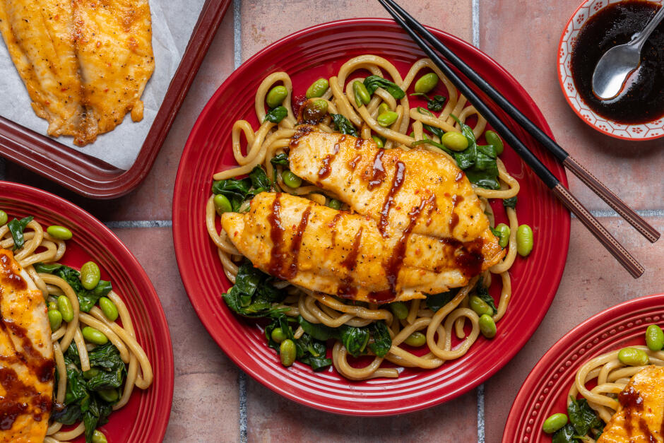 Baked Ginger-Soy Tilapia