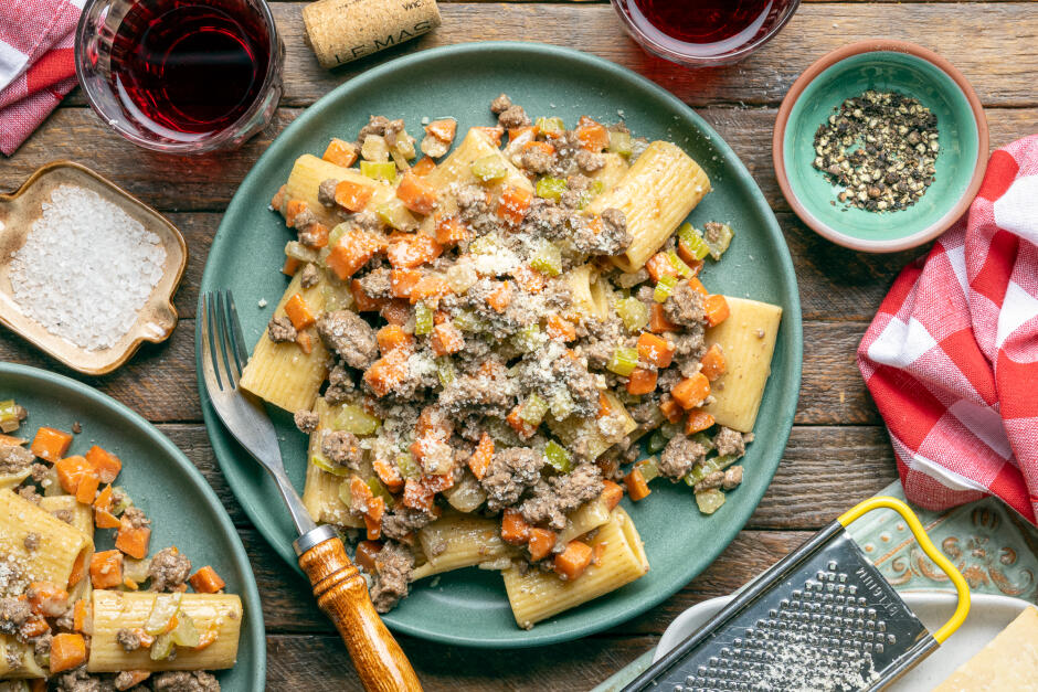 Summer White Beef Bolognese