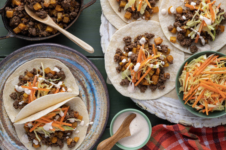 Fast Ground Beef Tacos