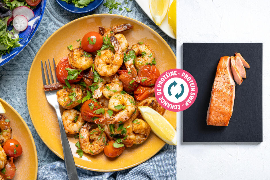 Protein Swap | Creole Butter Salmon Skillet