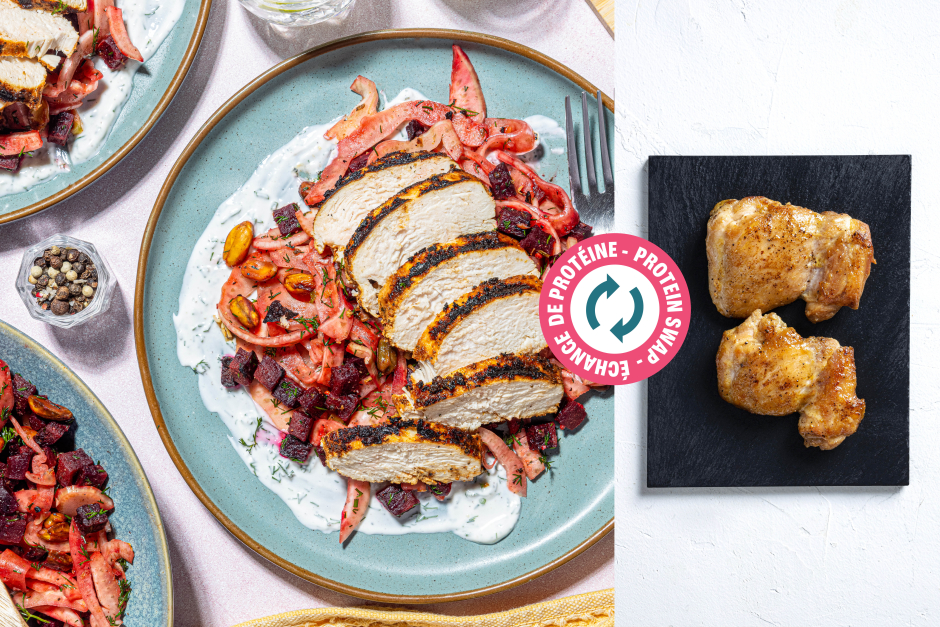 Protein Swap | BBQ Lemony Marinated Chicken Thighs