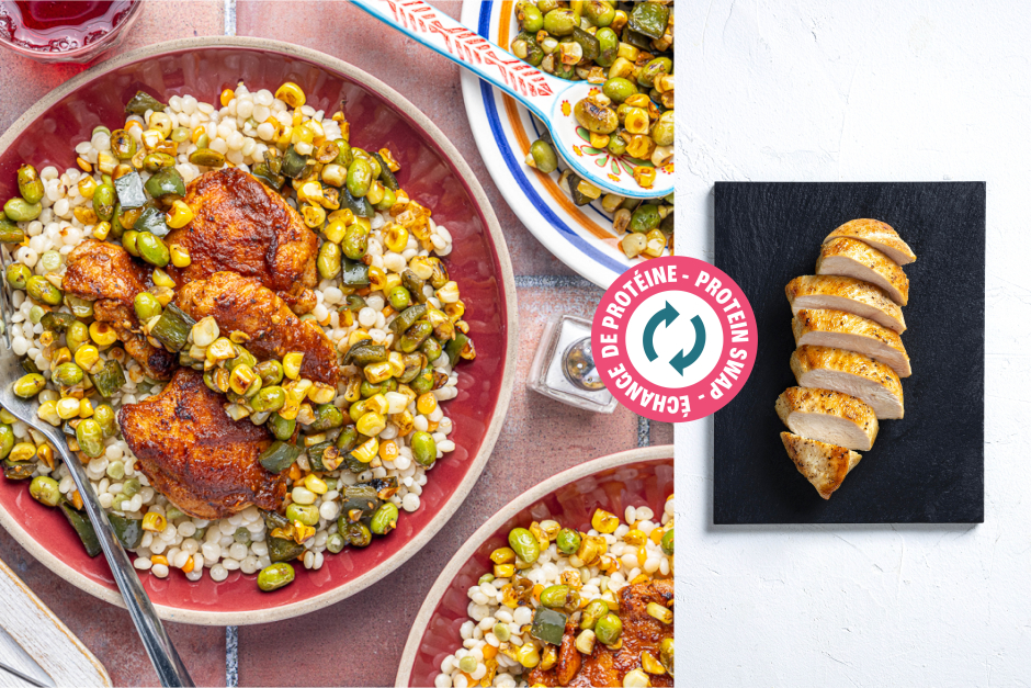 Protein Swap | Pan-Cooked Texas BBQ Chicken Breasts