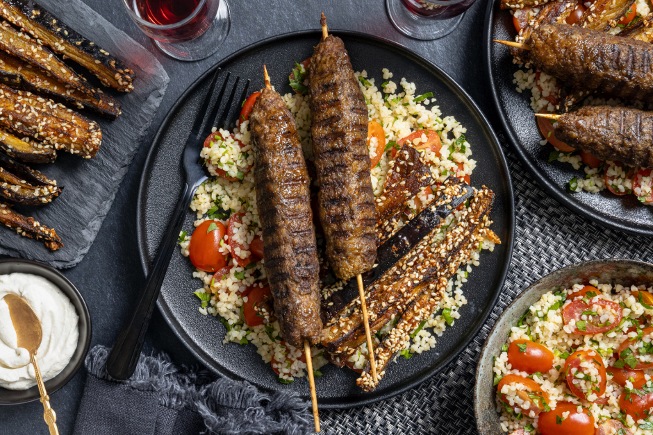 BBQ Bison Kebabs