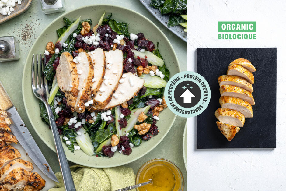 Protein Upgrade | Pan-Roasted ORGANIC Chicken Harvest Salad