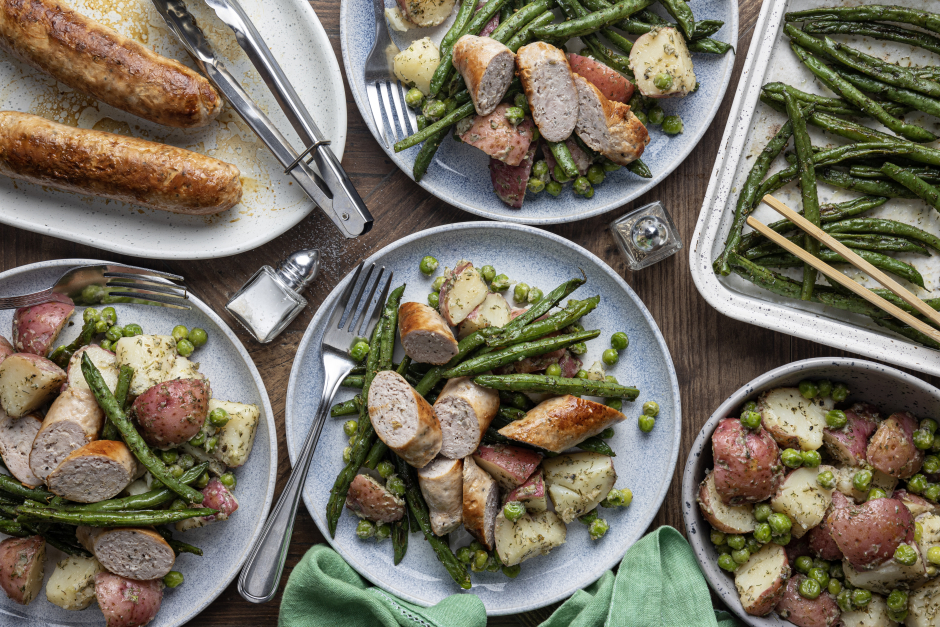 Seared Pork Sausages