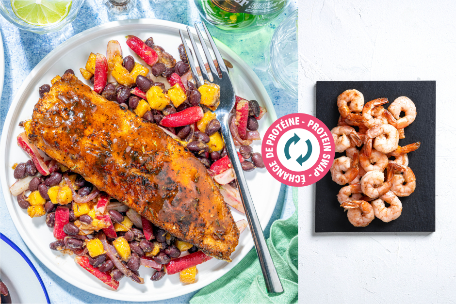 Protein Swap | Quick Mexican Mango-Glazed Shrimp