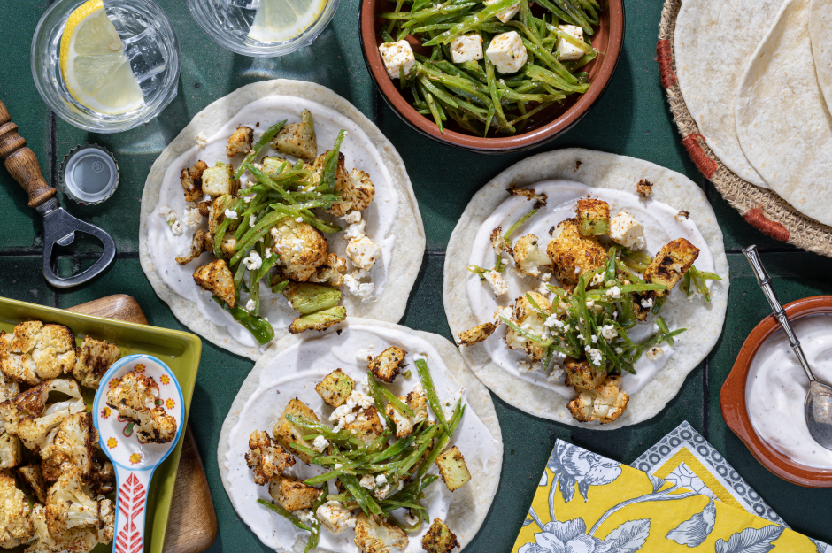 Tacos de légumes rôtis