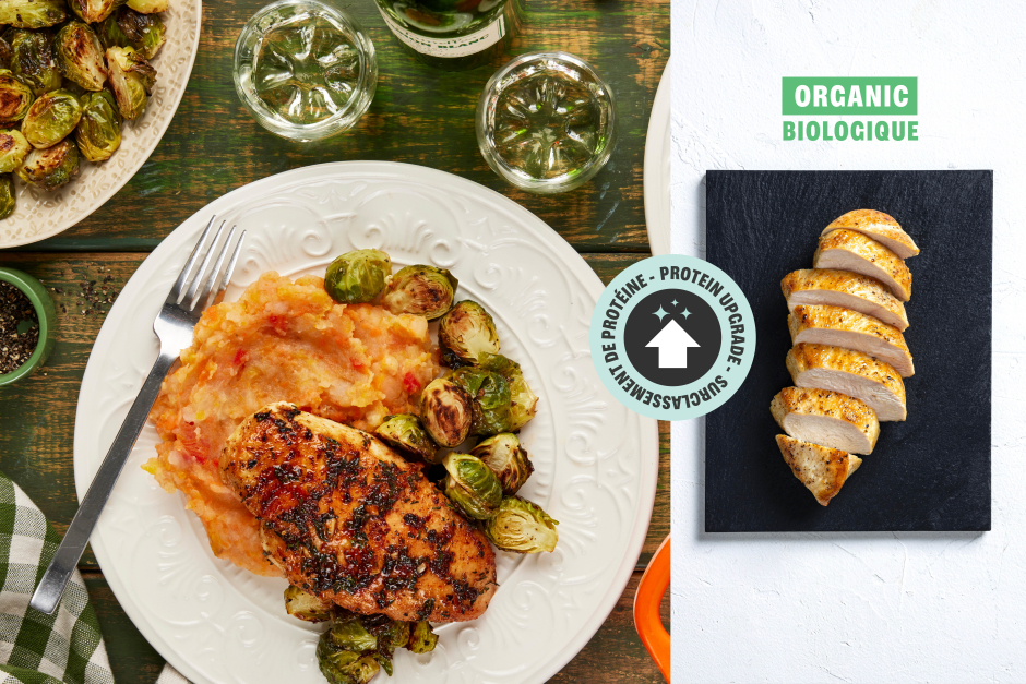 Protein Upgrade | Garlic-Thyme ORGANIC Chicken Breasts