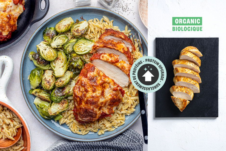 Protein Upgrade | Saucy ORGANIC Chicken 'Parm'